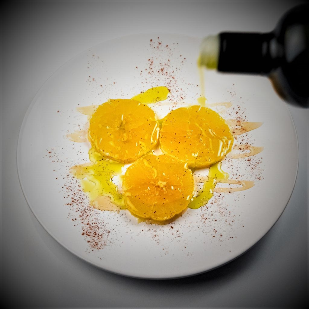 ORANGES WITH HONEY AND FRANTOIO