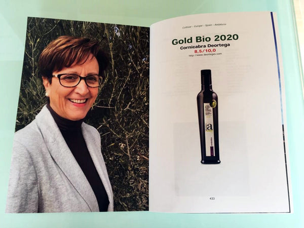 Medalla de Oro para Cornicabra Deortegas en el concurso internacional "Monocultivar Olive Oil Expo Bio 2020"  Milán, Italy.