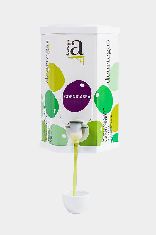 bag in box aceite de oliva virgen extra ecologico deortegas cornicabra