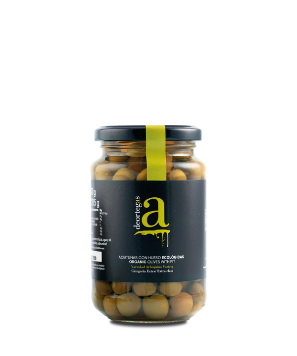 Aceitunas - Arbequina / Aceite de oliva virgen extra ecológico - Deortegas